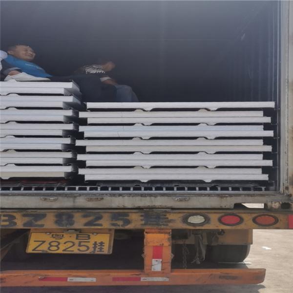 1050 type 50mm eps sandwich construction panels with 14kg per cubic meter for roof