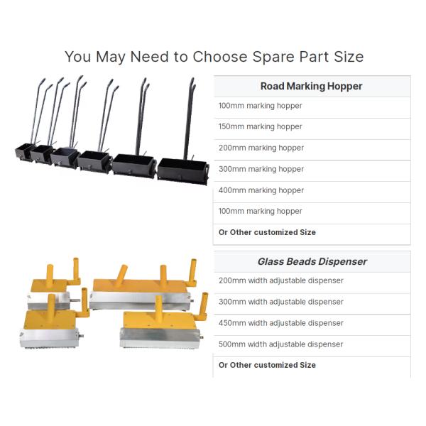 Equipo de marcado de pavimento termoplástico, máquina de marcado de línea de carretera termoplástica