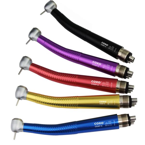 Single Spray 4-Holes Cx207-C Color Dental Endo Handpiece