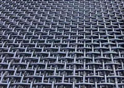13 Mm Stainless Steel Crimped Wire Mesh Rock Screen 1-24mesh Square Hole