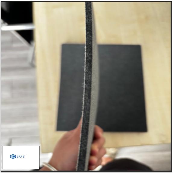 Cinturón de seda de doble cara negro Nomex
