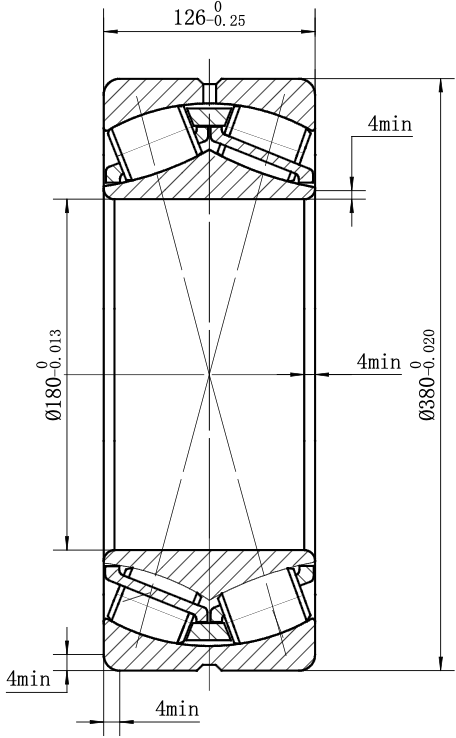 MEGE 22336 CA/W33(3636)Spherical Roller Bearing
