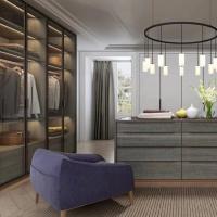 Réservoir de porte pivotante en miroir