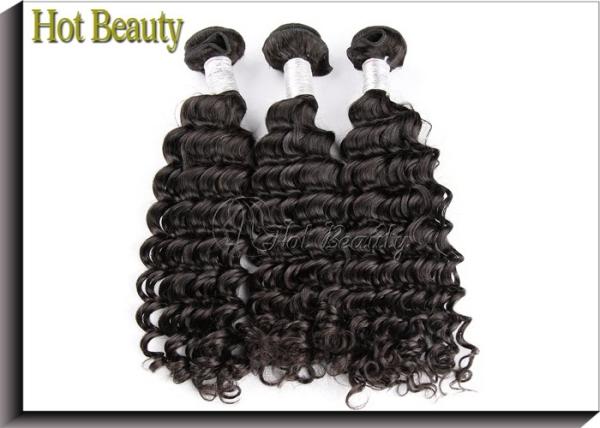 Soft Hand Feeling Peruvian Virgin Hair Extensions For Beauty Nautral Black 1b#