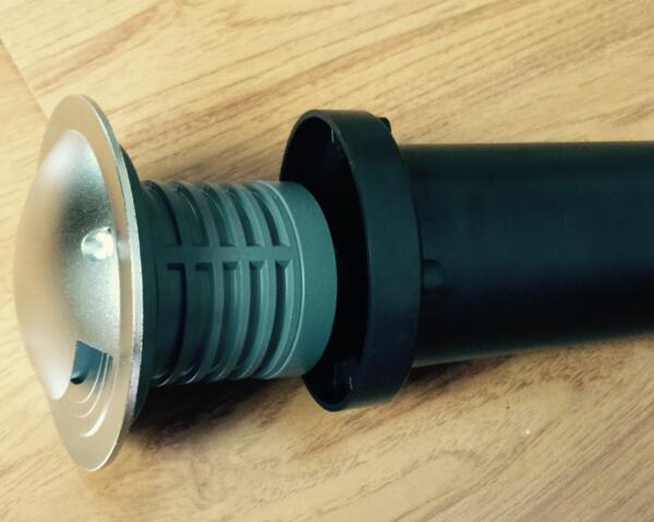 A presión la luz subterráneo echada a un lado 24V 120V 240V de 3W cuatro de aluminio LED de la fundición