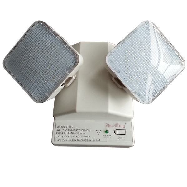 110V 220V Non Maintained Self Testing Emergency Light PC Casing TL030CN