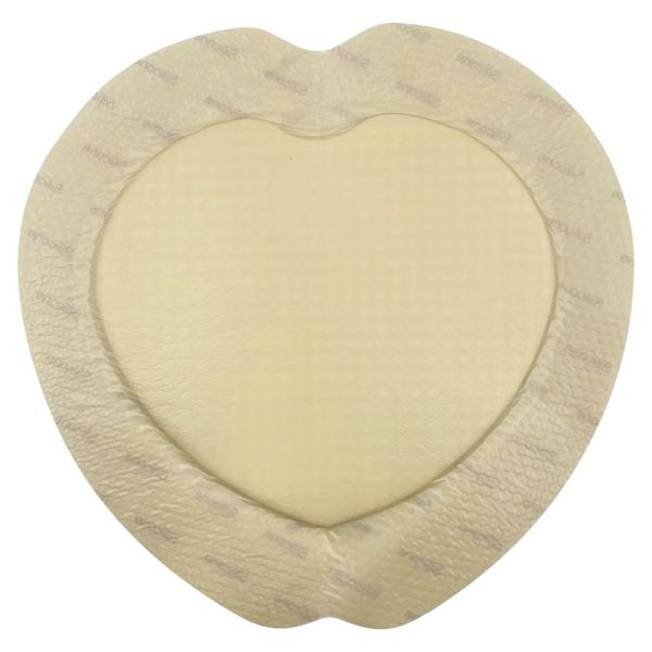 Large Waterproof Silicone Wound Dressing With Gentle Border For Bed Sore Leg Ulcer