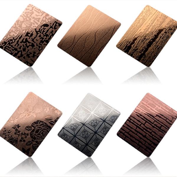 HL Stainless Steel Decorative Sheet Cold Rolled 8K Mirror Customized Color