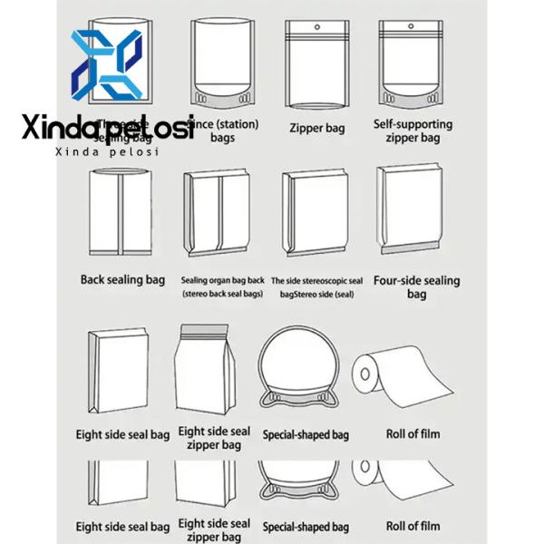 Aluminum Foil Laminated Plastic Packaging Film Roll For Food Packaging Customized