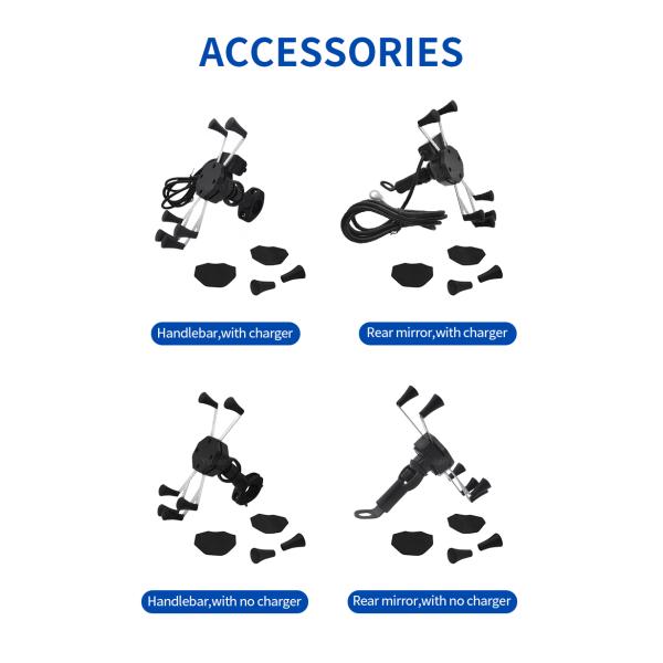 3.5in X Claw Motorcycle Phone Mount