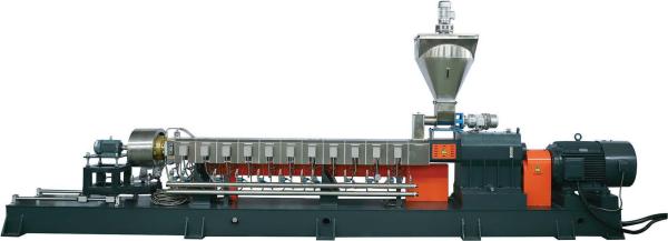 SHJ-75 PE PVC PLA プラスチックペレット フィラメントカットのための高トルクダブルスクリューエクストルーダー