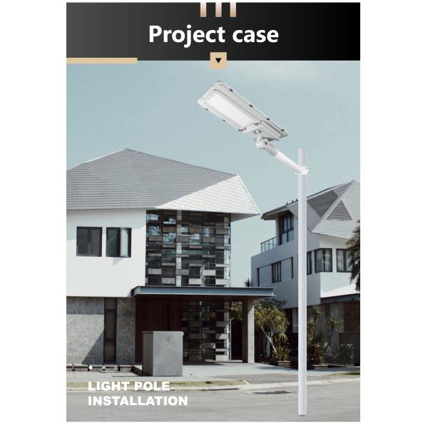 Алюминиевые 400 Вт солнечные уличные фонари 6500K 400W Движение датчик уличные фонари