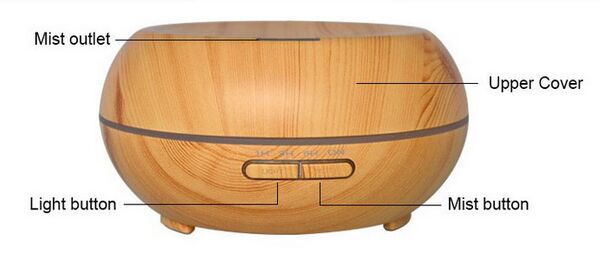 2016 Hot Sale in 200ml Wood Grain Amazon Air Humidifier Machine