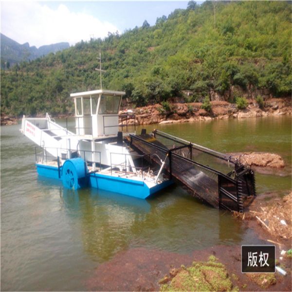 2022 Year Built Water Hyacinth Transport Barge with DWT < 1000t and 15.5*5.5*3m Dimension for Aquatic Weed Transport