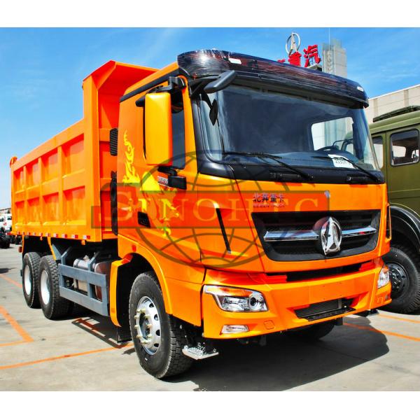 8x4 Heavy Duty Dump Truck 4 Axle 12 Wheel 380HP / 273KW Max Horse Power