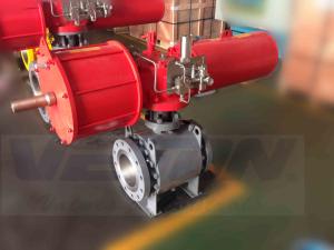D'une manière pneumatique la sécurité des valves SDV ESD d'arrêt de secours a