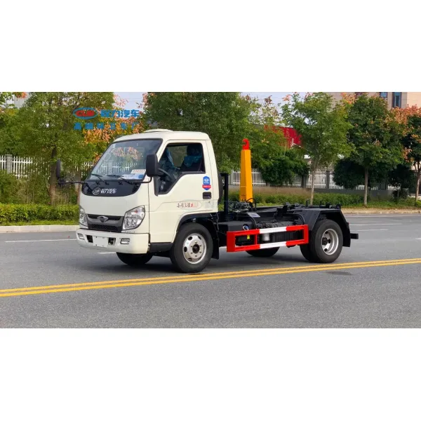 Factory Supplied Brand New Second-Hand Foton 4m ³ Hook Arm Garbage Truck