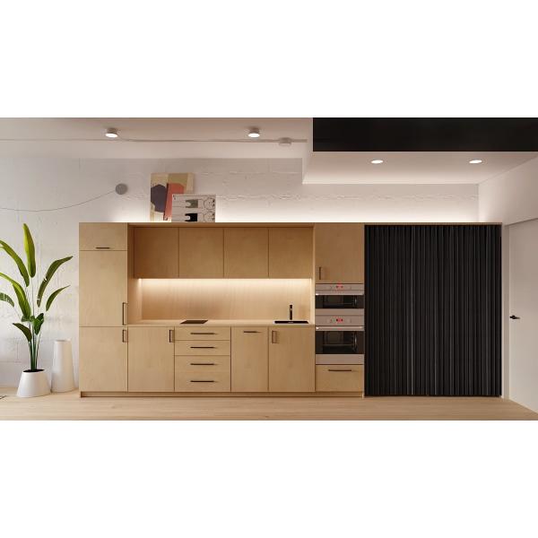 стена шкафа хранения 2M твердая деревянная установила блоки индикатора для живущей комнаты