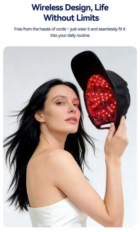 Home Use Red Light Therapy Hair Regrowth Scalp Treatment 660nm 850nm LED Hair Growth Caps