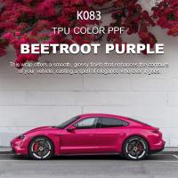 K083 Beetroot Purple TPU Color PPF Film Full Car Wrap Roll