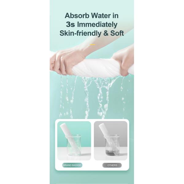 Toalha comprimida descartável de tecido não tecido para viagens