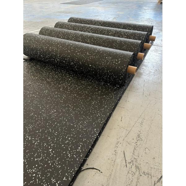 Rubber Flooring Rolls Available in 3~20mm for Health Club and Home Gyms