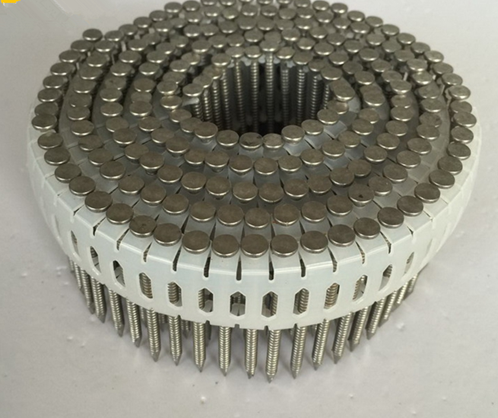 Пластиковый хвостовик кольца нержавеющей стали катушки пригвождает хвостовик извива для оружия ногтя