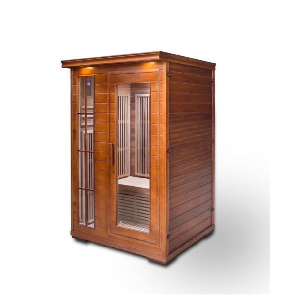 Far Khan Household Steam Room Double Computer Control Panel Household Lightwave Wooden Sauna Room