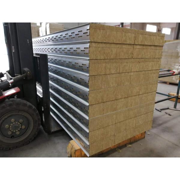 Kiln 0.6mm Thickness Stainless Steel Rockwool Insulation Panels Fireproof