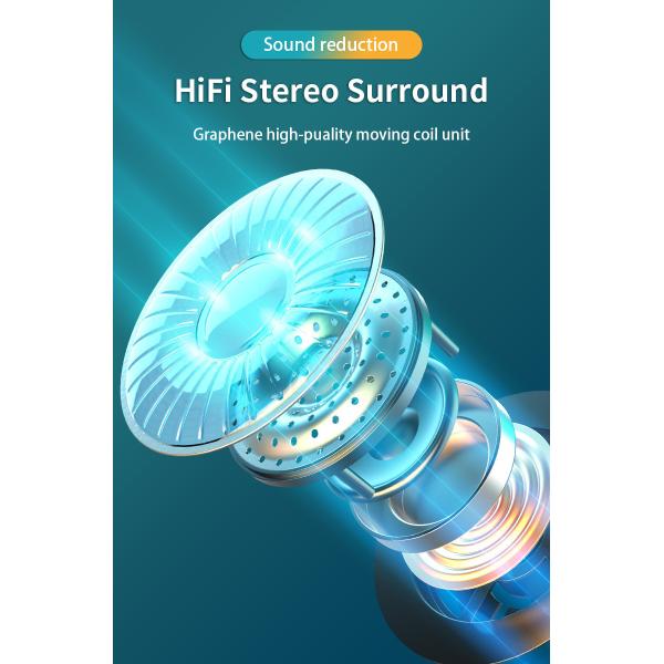 Fones de ouvido pesados da orelha de Bass Hifi Stereo Wireless In com caso 2000mAh de carregamento