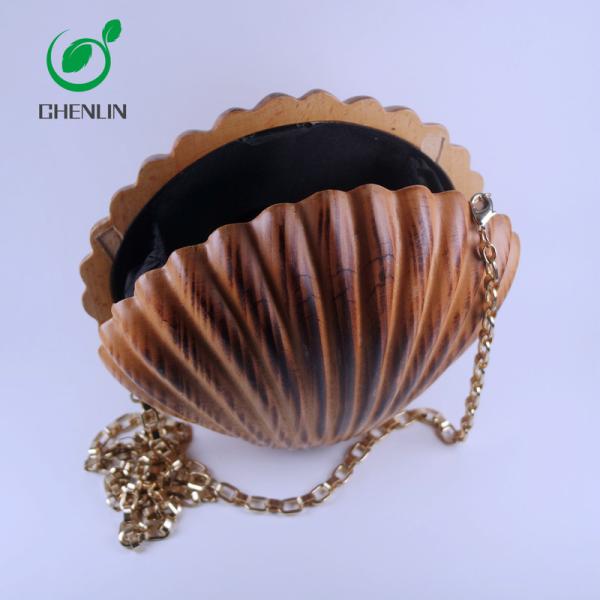 Distinctive Aesthetic Wooden Clutch Bag