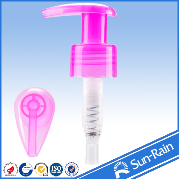 High viscosity liquid plastic bottle pumps ribbed smooth aluminium SR-310H1(N)-HV