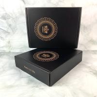 Caixas do pacote do cartão de CCNB Matte Black Mailer Boxes 2mm 3mm