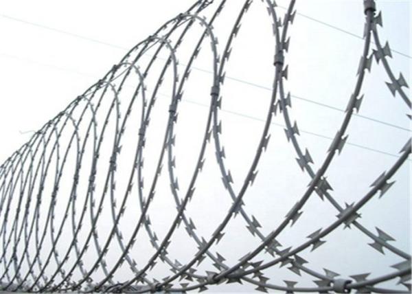 Stainless Steel Hot Dipped Galvanized Concertina Razor Blade Barbed Wire Mesh Fence