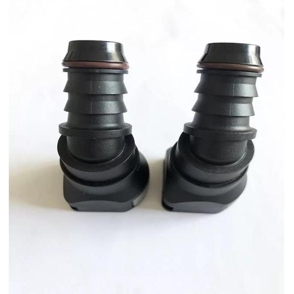 Conectores rápidos plásticos líquidos del combustible de EPDM 15.82m m 45 grados