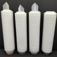 A indústria de bebidas 0.22um do alimento do Prefiltration do RO plissou o filtro em caixa