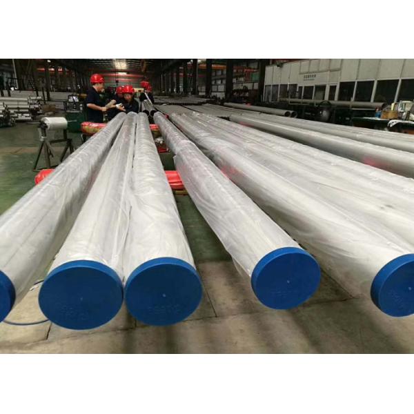 Tube soudé d'acier inoxydable de finition de moulin austénitique pour le service général adapté aux besoins du client