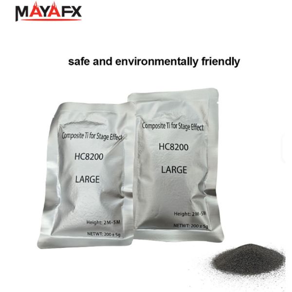 MAYAFX 200g/bag High-Purity Non-Toxic Titanium Powder for Stage Effects and Cold Spark Machines