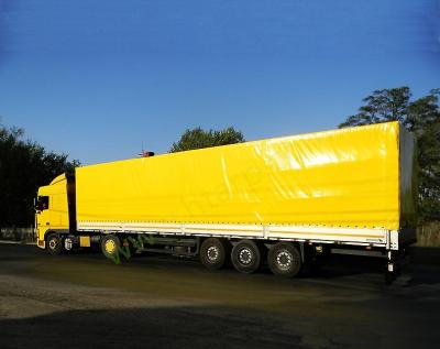 Tear Resistant PVC Coated Tarpaulin , 5m Heavy Duty Truck Tarpaulin