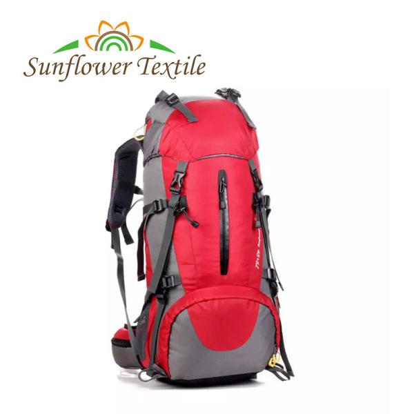 alpinismo de nylon da trouxa do saco seco do verde do exército 36-55L que caminha a trouxa de acampamento