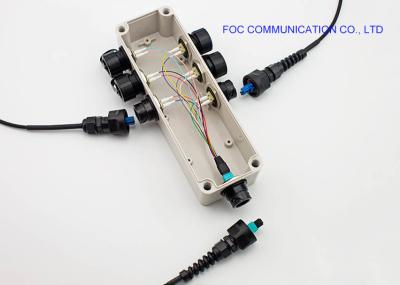 IP67 Waterproof Fiber Optic Termination Box 50N Tensile Strength For ODVA/MPO-ODVA/DLC OM3