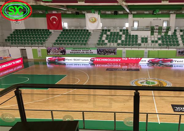 Die-Cast Aluminum Module Rental Large Scoreboard Display 256*128mm P8 Basketball LED Screen