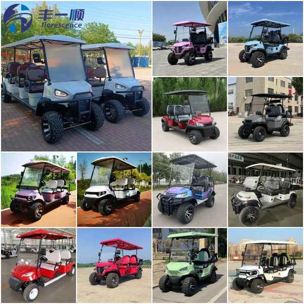 2026 Spring/Summer New 4‑seat High‑horsepower 72V Electric Golf Cart Customization Supported
