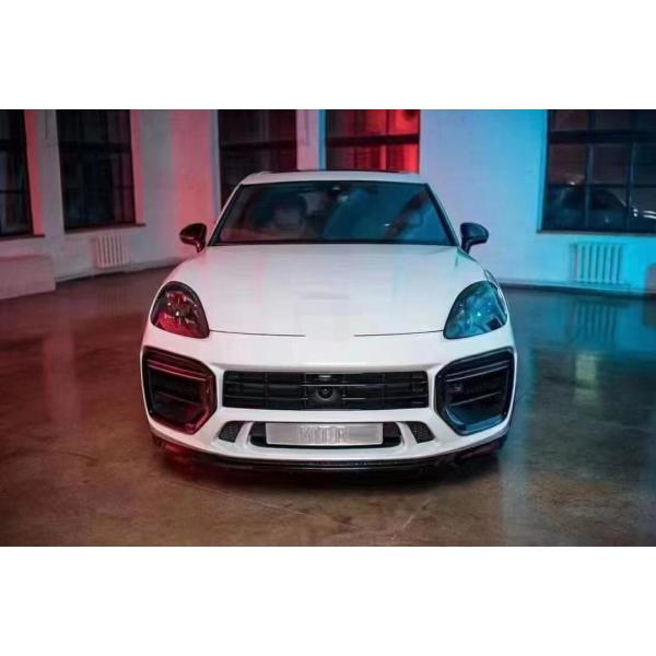 Kit de carrocería de fibra de carbono de Cayenne para Porsche Cayenne MTR Kit de carrocería de fibra de carbono seca Parachoques delanteros y traseros