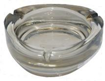 Estilo redondo de Crystal Glass Hotel Ashtrays Contemporary