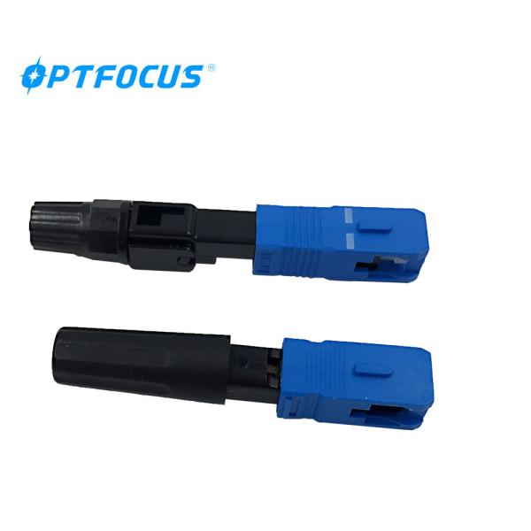 SC/SC do APC/de SC/UPC de FC conector rápido da fibra ótica para cabos da solução de FTTH/FTTB