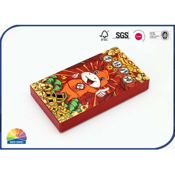 Пена ЕВА бумажной коробки ящика подарка закладок упаковывая с флокировать