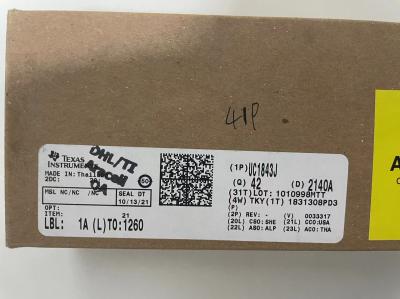22v 16 CDIP Microcontroller Integrated Circuit Uc1843j Resonant-Mode Pwr Supply Conts