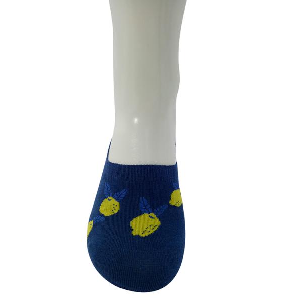 80% Combed Cotton 17% Polyamide 3% Spandex Custom Invisible Socks for Men and Women