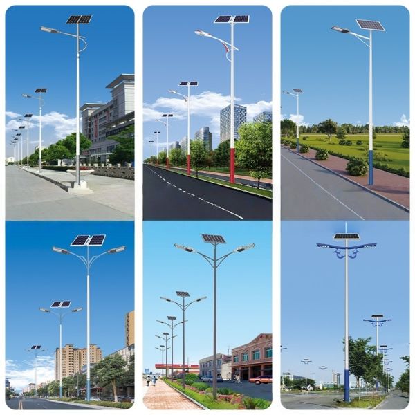LED Solar Street Lights With Lithium Battery Waterproof IP65 For Outdoor Garden